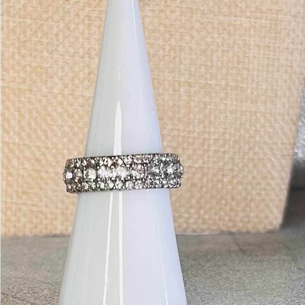 Cubic Zirconia Eternity Band Ring Size 9 New